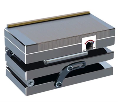 Mandrino magnetico permanente a doppia inclinazione